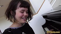 Cute Little Performer Gets Roughly Fucked Hard and Fast on Piano!